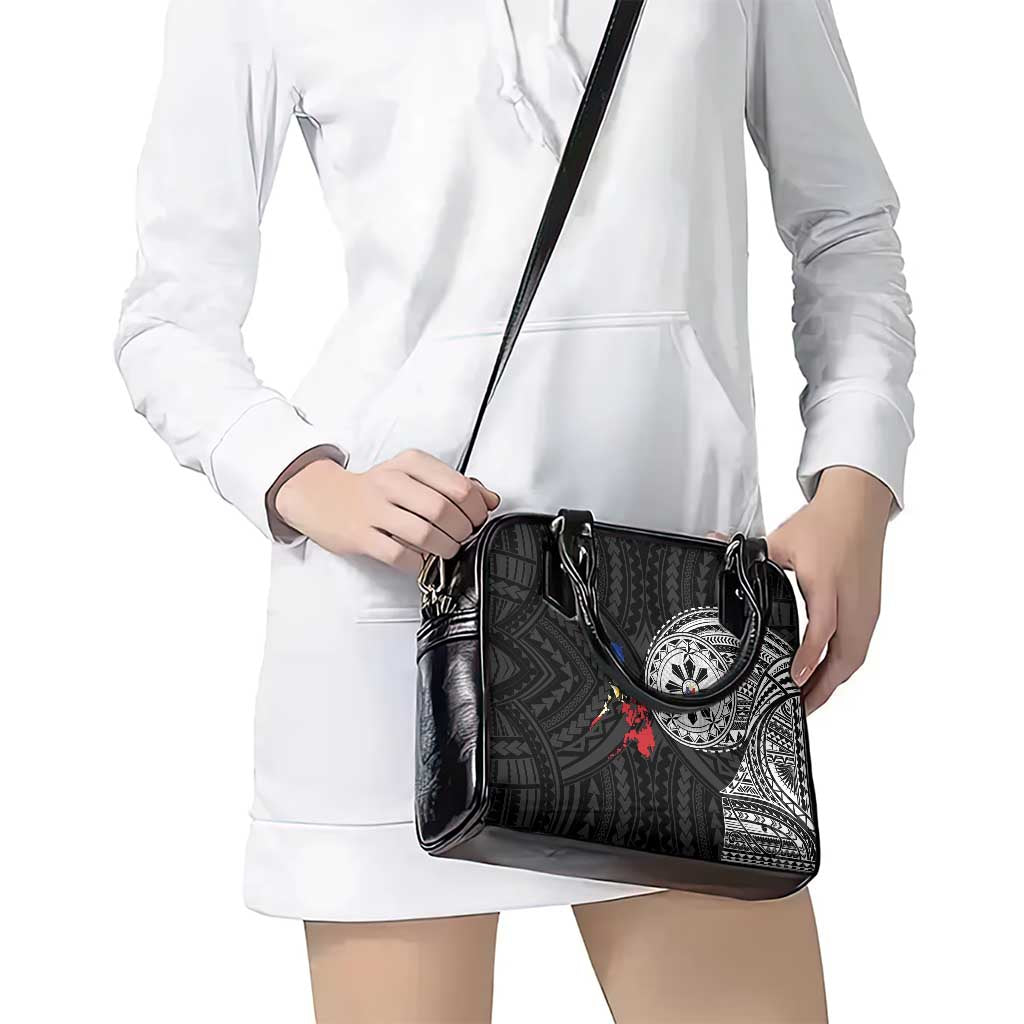 Philippines Strong Shoulder Handbag Filipino Map Polynesian Tattoo - Wonder Print Shop