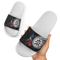 Philippines Strong Slide Sandals Filipino Map Polynesian Tattoo - Wonder Print Shop