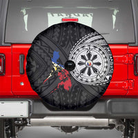 Philippines Strong Spare Tire Cover Filipino Map Polynesian Tattoo - Wonder Print Shop