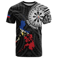 Philippines Strong T Shirt Filipino Map Polynesian Tattoo - Wonder Print Shop
