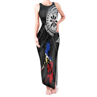 Philippines Strong Tank Maxi Dress Filipino Map Polynesian Tattoo - Wonder Print Shop