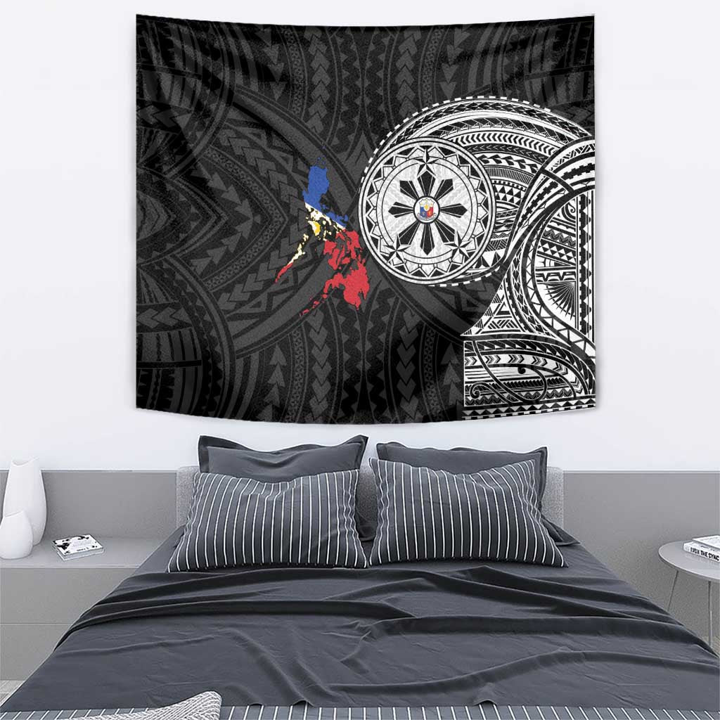 Philippines Strong Tapestry Filipino Map Polynesian Tattoo - Wonder Print Shop