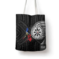 Philippines Strong Tote Bag Filipino Map Polynesian Tattoo - Wonder Print Shop