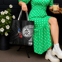 Philippines Strong Tote Bag Filipino Map Polynesian Tattoo - Wonder Print Shop