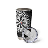 Philippines Strong Tumbler Cup Filipino Map Polynesian Tattoo - Wonder Print Shop