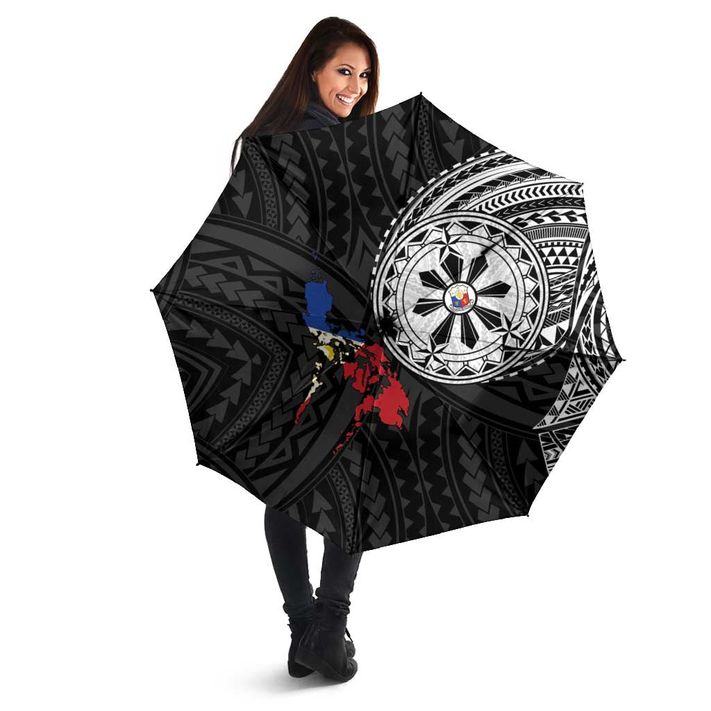 Philippines Strong Umbrella Filipino Map Polynesian Tattoo - Wonder Print Shop