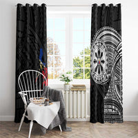 Philippines Strong Window Curtain Filipino Map Polynesian Tattoo - Wonder Print Shop