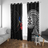 Philippines Strong Window Curtain Filipino Map Polynesian Tattoo - Wonder Print Shop
