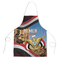 Personalised Yemen Independence Day Apron Awwam Temple With Coat Of Arms Proud - Wonder Print Shop