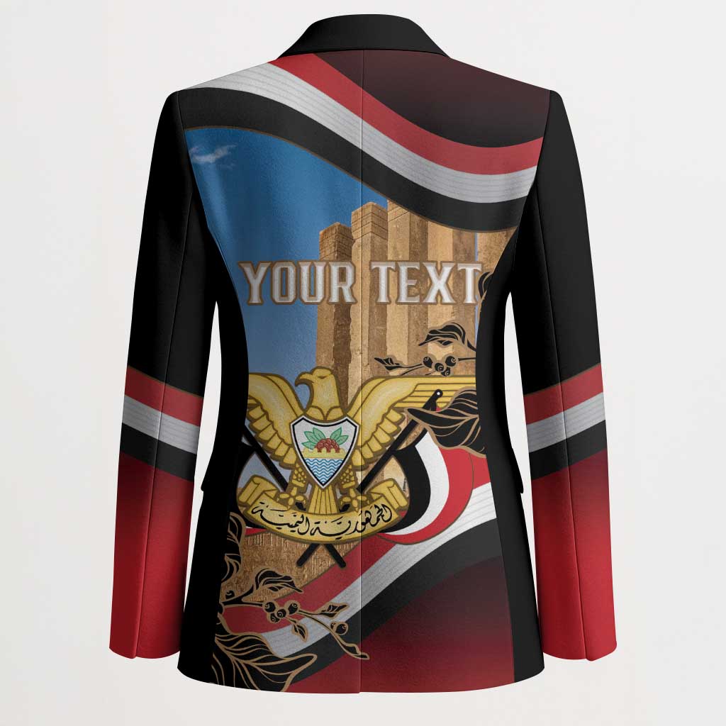 Personalised Yemen Independence Day Blazer Awwam Temple With Coat Of Arms Proud - Wonder Print Shop