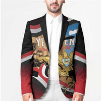 Personalised Yemen Independence Day Blazer Awwam Temple With Coat Of Arms Proud - Wonder Print Shop