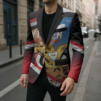 Personalised Yemen Independence Day Blazer Awwam Temple With Coat Of Arms Proud - Wonder Print Shop
