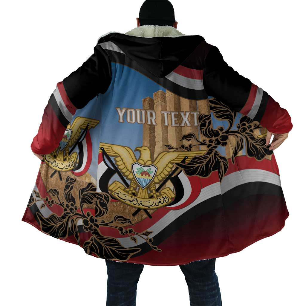 Personalised Yemen Independence Day Cloak Awwam Temple With Coat Of Arms Proud - Wonder Print Shop