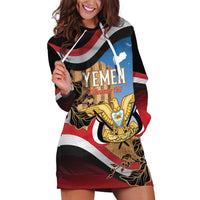 Personalised Yemen Independence Day Hoodie Dress Awwam Temple With Coat Of Arms Proud - Wonder Print Shop