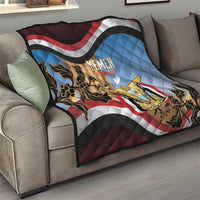 Personalised Yemen Independence Day Quilt Awwam Temple With Coat Of Arms Proud - Wonder Print Shop