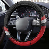 Yemen Independence Day Steering Wheel Cover Awwam Temple With Coat Of Arms Proud - Wonder Print Shop