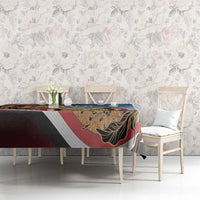 Personalised Yemen Independence Day Tablecloth Awwam Temple With Coat Of Arms Proud - Wonder Print Shop