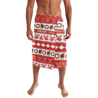 Personalised Canada Christmas Lavalava Canadian Moose Maple Leaf Seamless Style - Wonder Print Shop