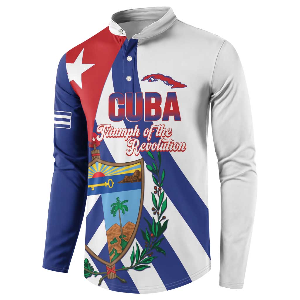 Cuba Liberation Day Button Sweatshirt Triumph Of The Revolution - Wonder Print Shop