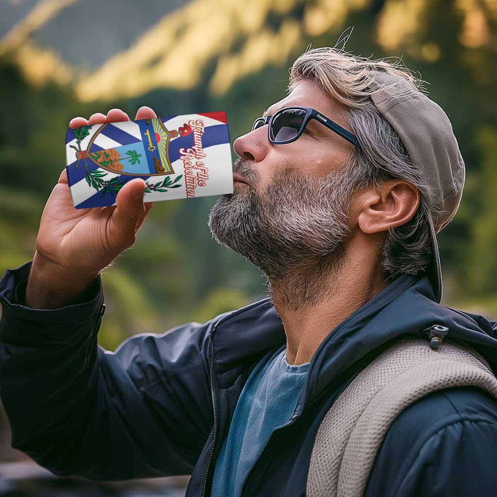 Cuba Liberation Day 4 in 1 Can Cooler Tumbler Triumph Of The Revolution - Wonder Print Shop
