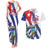 Cuba Liberation Day Couples Matching Tank Maxi Dress and Hawaiian Shirt Triumph Of The Revolution - Wonder Print Shop