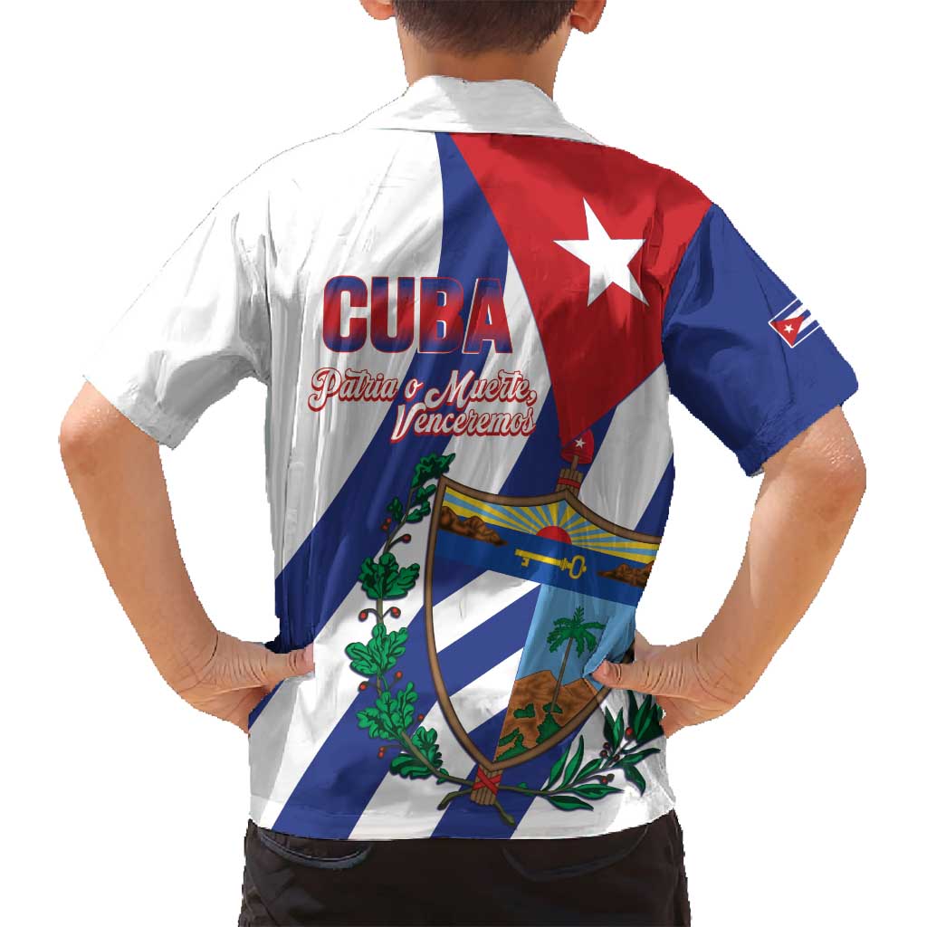 Cuba Liberation Day Family Matching Long Sleeve Bodycon Dress and Hawaiian Shirt Triumph Of The Revolution - Wonder Print Shop