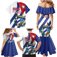 Cuba Liberation Day Family Matching Mermaid Dress and Hawaiian Shirt Triumph Of The Revolution - Wonder Print Shop