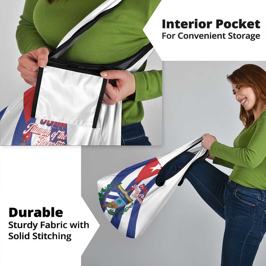 Cuba Liberation Day Grocery Bag Triumph Of The Revolution