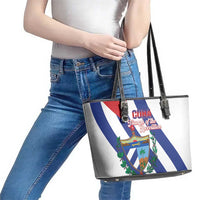 Cuba Liberation Day Leather Tote Bag Triumph Of The Revolution - Wonder Print Shop