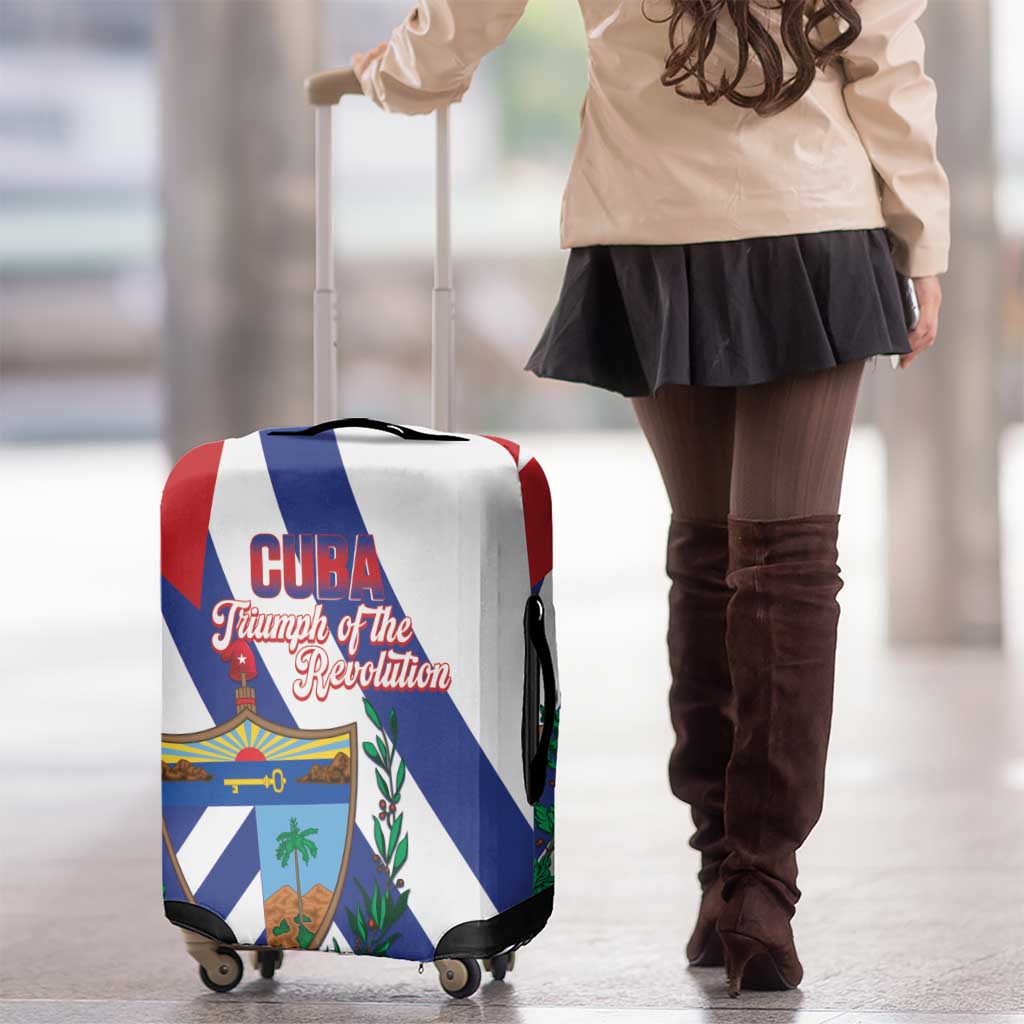 Cuba Liberation Day Luggage Cover Triumph Of The Revolution - Wonder Print Shop