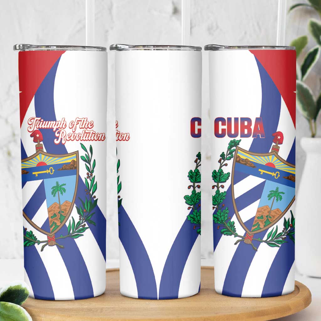 Cuba Liberation Day Skinny Tumbler Triumph Of The Revolution - Wonder Print Shop