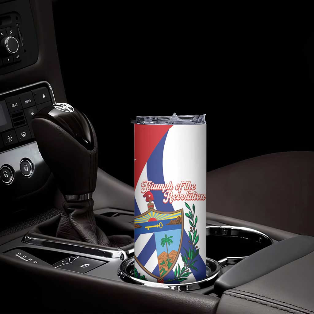 Cuba Liberation Day Skinny Tumbler Triumph Of The Revolution - Wonder Print Shop