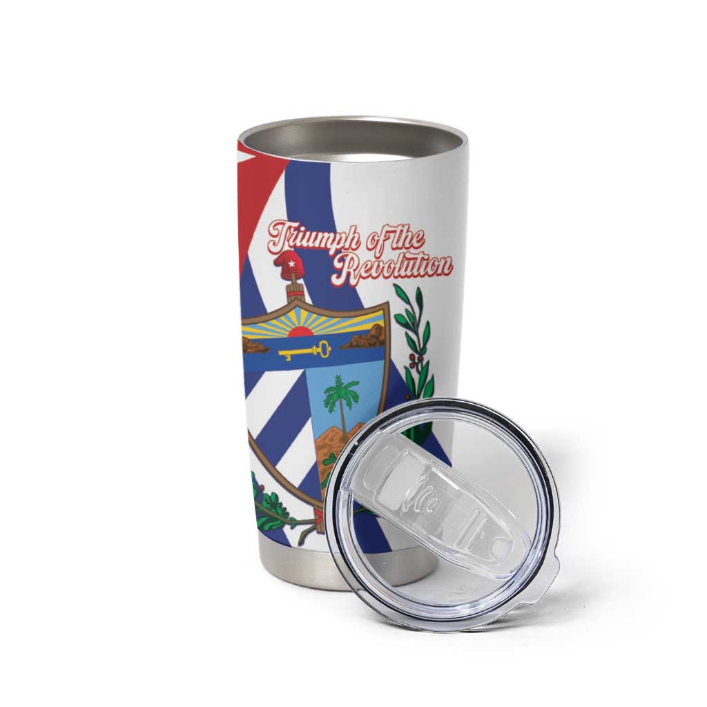 Cuba Liberation Day Tumbler Cup Triumph Of The Revolution - Wonder Print Shop