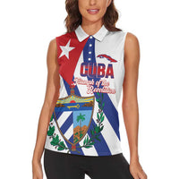 Cuba Liberation Day Women Sleeveless Polo Shirt Triumph Of The Revolution - Wonder Print Shop
