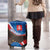 Slovakia Restoration Day Luggage Cover Happy 1st Of January - Slovak Golden Eagle - Wonder Print Shop