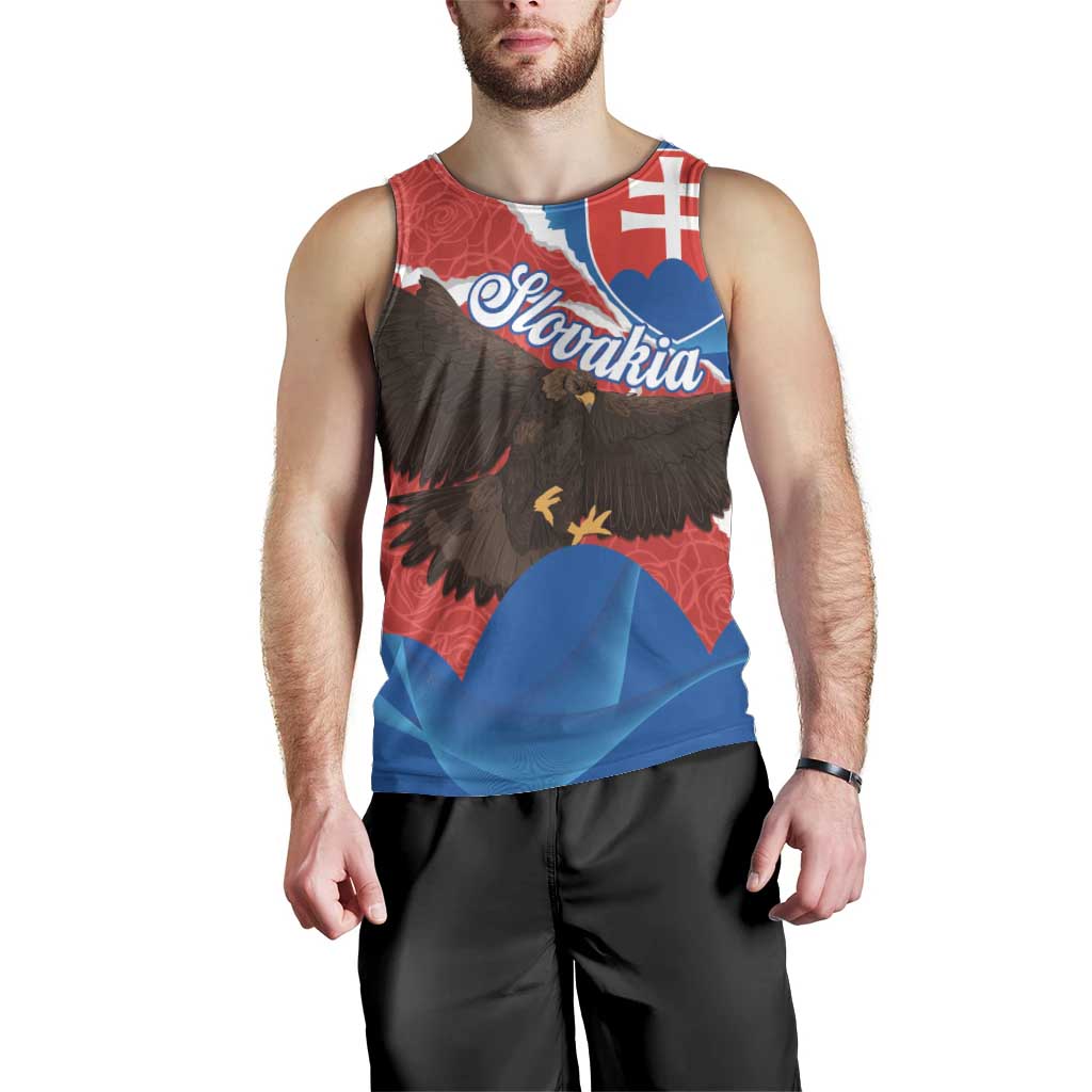Slovakia Restoration Day Men Tank Top Happy 1st Of January - Slovak Golden Eagle - Wonder Print Shop