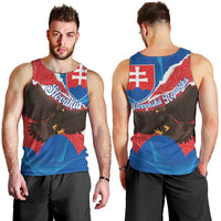 Slovakia Restoration Day Men Tank Top Happy 1st Of January - Slovak Golden Eagle - Wonder Print Shop