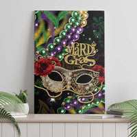 Mardi Gras 2025 Canvas Wall Art Beadeds With Gorgeous Mask - Wonder Print Shop