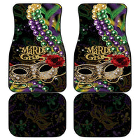 Mardi Gras 2025 Car Mats Beadeds With Gorgeous Mask - Wonder Print Shop