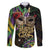 Mardi Gras 2025 Family Matching Puletasi and Hawaiian Shirt Beadeds With Gorgeous Mask - Wonder Print Shop