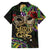 Mardi Gras 2025 Family Matching Short Sleeve Bodycon Dress and Hawaiian Shirt Beadeds With Gorgeous Mask - Wonder Print Shop