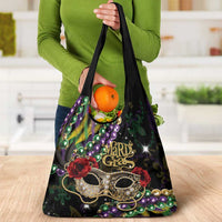 Mardi Gras 2025 Grocery Bag Beadeds With Gorgeous Mask