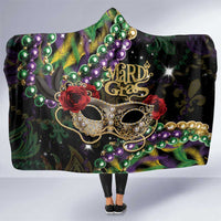 Mardi Gras 2025 Hooded Blanket Beadeds With Gorgeous Mask