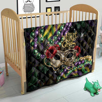 Mardi Gras 2025 Quilt Beadeds With Gorgeous Mask - Wonder Print Shop