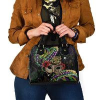 Mardi Gras 2025 Shoulder Handbag Beadeds With Gorgeous Mask