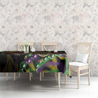Mardi Gras 2025 Tablecloth Beadeds With Gorgeous Mask - Wonder Print Shop