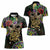 Mardi Gras 2025 Women Polo Shirt Beadeds With Gorgeous Mask - Wonder Print Shop