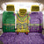Mardi Gras Back Car Seat Cover Beadeds Necklace With Fleur De Lis - Wonder Print Shop