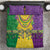 Mardi Gras Bedding Set Beadeds Necklace With Fleur De Lis - Wonder Print Shop
