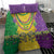 Mardi Gras Bedding Set Beadeds Necklace With Fleur De Lis - Wonder Print Shop
